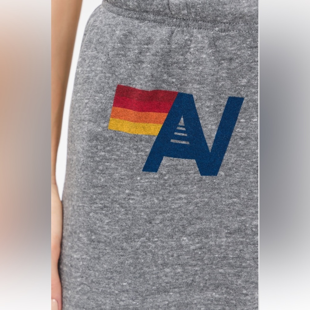 Aviator Nation Women’s Heather Grey Logo Sweatpants Size Small - Picture 7 of 14